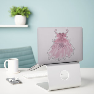 Fairy Wing Mauve Gown Luxurious Dusty Pink Sheen
