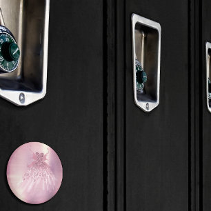 Fairy Wing Mauve Gown   Luxurious Dusty Pink Sheen Magnet