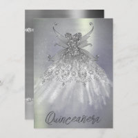 Fairy Wing Silver Gown | Platinum Foil Faux Sheen