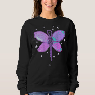 Fairy Wings Purple Rope Knot Cute Climbing Fey Mou Sweatshirt