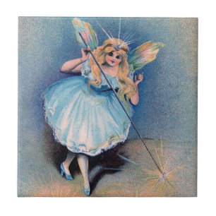 Fairy wishes ceramic tile