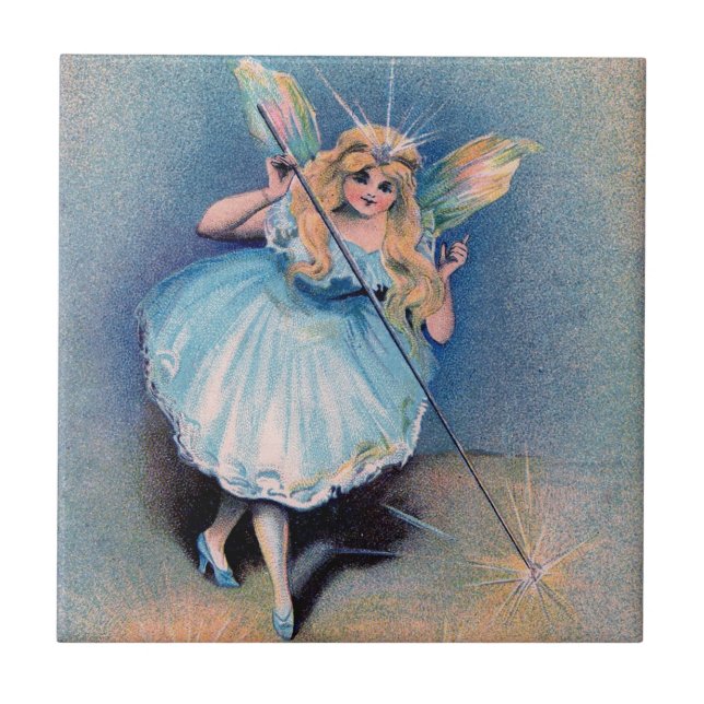 Fairy wishes ceramic tile (Front)