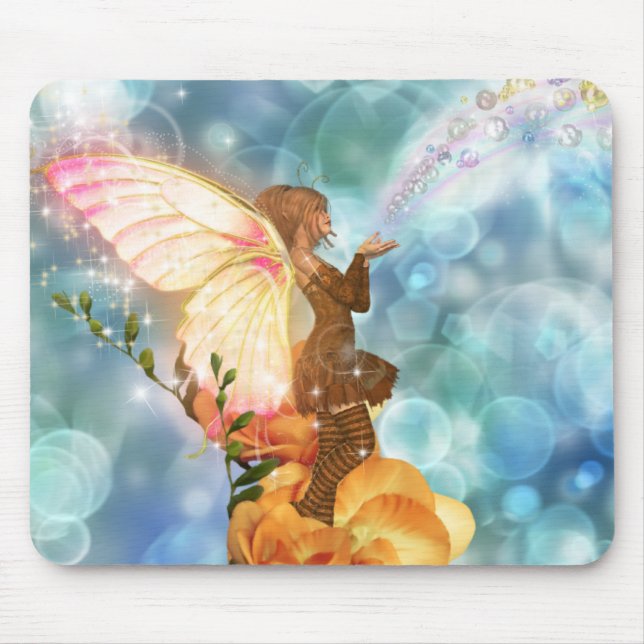 Fairy Wishes Mouse Mat (Front)