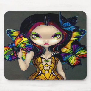 "Fairy with a Butterfly Mask" Mousepad