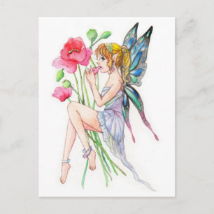 Fairy with Ocarina Postcard