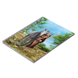 Fairy with Unicorn Notebook