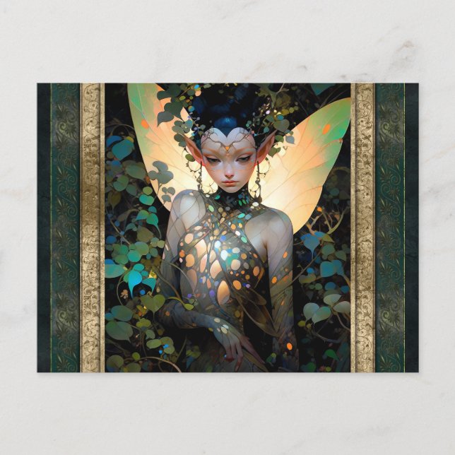 Fairy Woman Fantasy Art Postcard (Front)