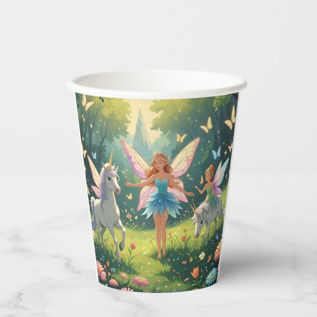 Fairy Wonderland Collection Paper Cups (Front)
