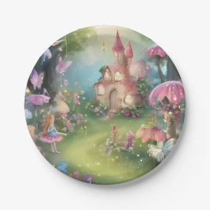 Fairy Wonderland party favour Paper Plate