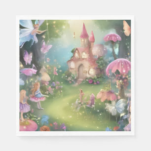 Fairy Wonderland party paper Napkin