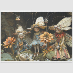 Fairy Woodland Little Creatures Decoupage Tissue Paper