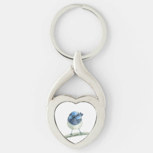 Fairy wren key ring