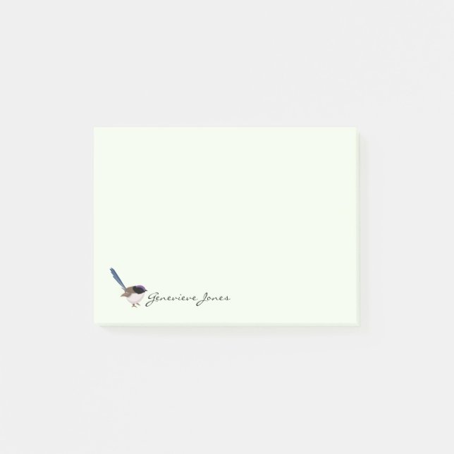 Fairy Wren Post-it Notes (Front)