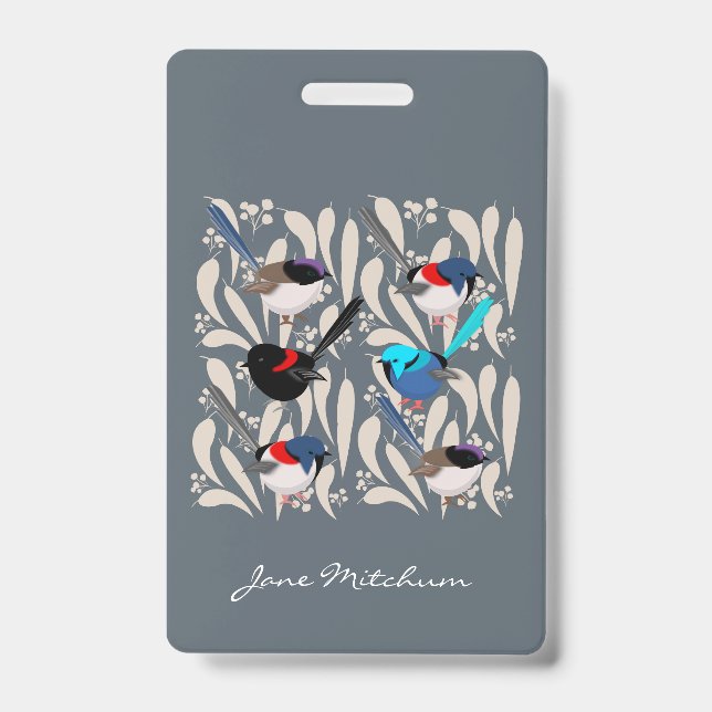 Fairy Wrens ID Badge (Front)