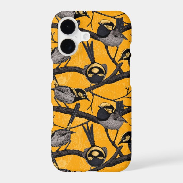 Fairy wrens in yellow (Back)