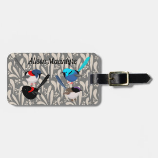 Fairy Wrens Luggage Tag