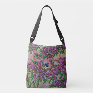 Fairy Wrens Messenger tote bag