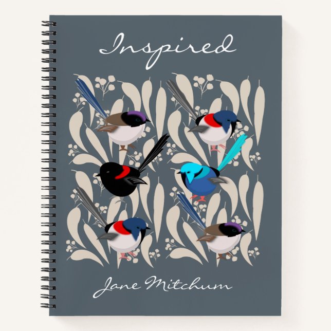 Fairy Wrens Notebook (Front)