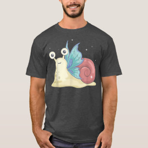 Fairycore Aesthetic Cute Fairy Snail Slug Faecore  T-Shirt