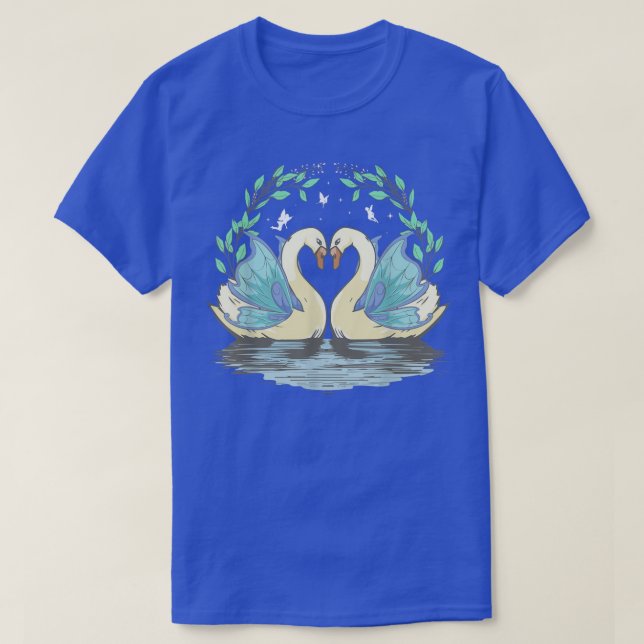 Fairycore Aesthetic Fairy Grunge Duck Goose Geese  T-Shirt (Design Front)