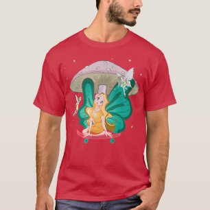 Fairycore Aesthetic Fairy Grunge Skateboarding Mus T-Shirt