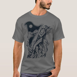 Fairycore Aesthetic Fairy Harp Mythical Mystical F T-Shirt