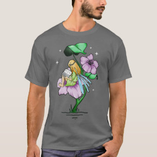 Fairycore Aesthetic Fairy Reading Book Lover Cotta T-Shirt
