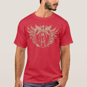 Fairycore Aesthetic Gothic Fairy Wings Skeleton Fa T-Shirt