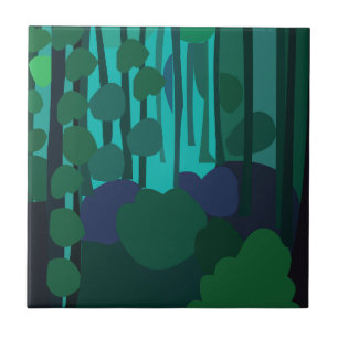 Fairycore Cottagecore Forest Vintage Nature Tile