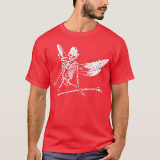 Fairycore Faecore Fairy Grunge Skeleton Dragonfly  T-Shirt