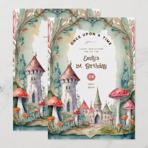 FAIRYCORE FAIRYTALE BABYSHOWER 1ST BIRTHDAY ANY INVITATION