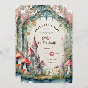 FAIRYCORE FAIRYTALE BABYSHOWER 1ST BIRTHDAY ANY INVITATION