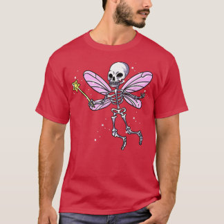 Fairycore Gothic Skeleton Fairy  T-Shirt