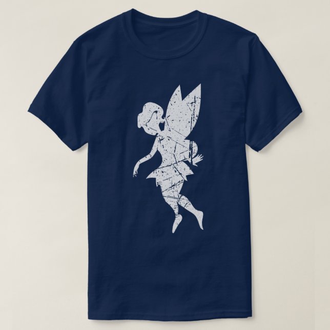 Fairycore Magical Creatures Flying Fairy Grunge Fa T-Shirt (Design Front)