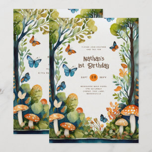 FAIRYCORE NATURE BABYSHOWER 1ST BIRTHDAY ANY EVENT INVITATION