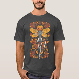 Fairycore Skeleton Butterfly Fairy Gothic Hallowee T-Shirt