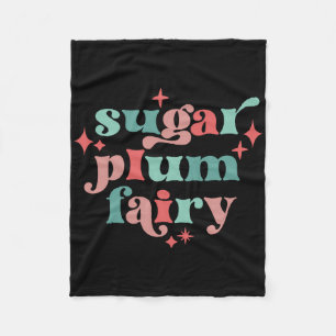 Fairycore Sugar Plum Fairy Tygraphy Art T Shirt  Fleece Blanket
