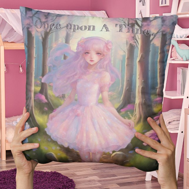 Fairycore Whimsical Fantasy Fairy Woodland Pastel Cushion (Creator Uploaded)