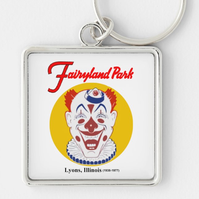 Fairyland Amusement Park, Lyons, Illinois, Chicago Key Ring (Front)