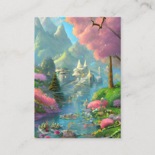 Fairyland Background Graphic Business Card