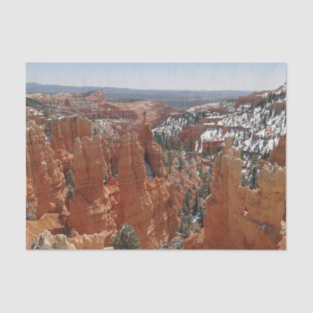 Fairyland Canyon at Bryce Canyon National Park Tissue Paper (Front)