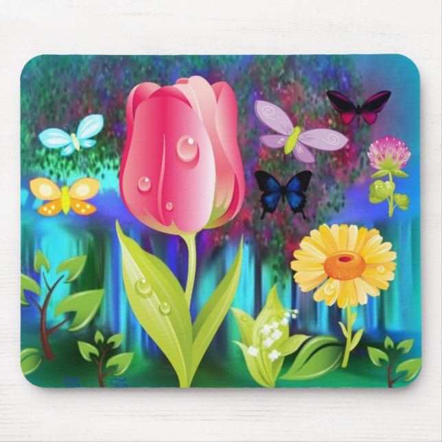 Fairyland Gardens Mouse Mat (Front)