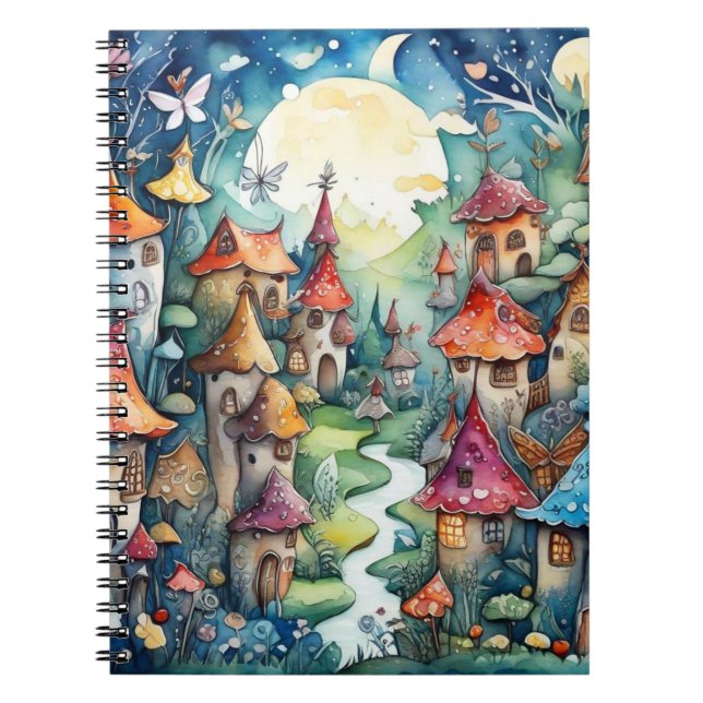 Fairyland lovely fairy tale decor  notebook (Front)
