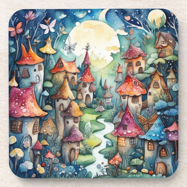 Fairyland magic castle coaster (Front)