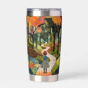 Fairyland Woodland Green Insulated Tumbler