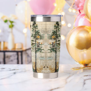 Fairyland Woodland Green Insulated Tumbler