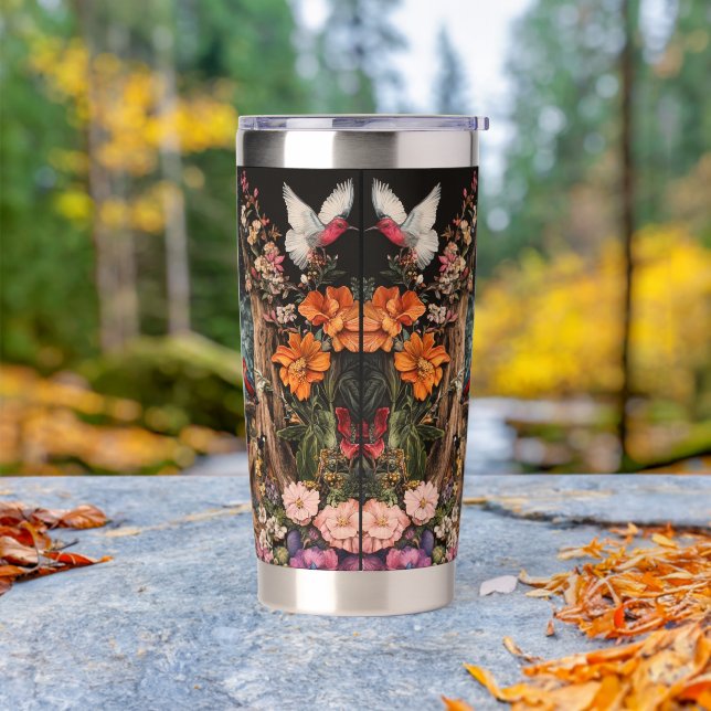 Fairyland Woodland Green Insulated Tumbler (Outdoor)