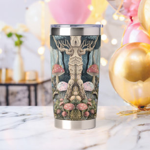 Fairyland Woodland Green Insulated Tumbler