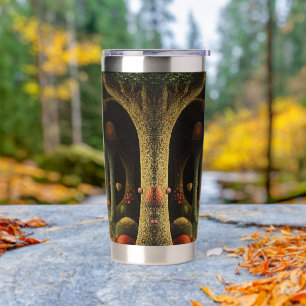 Fairyland Woodland Green Insulated Tumbler
