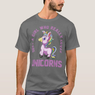 Fairytale Animal Lover Just A Girl Who Really Love T-Shirt